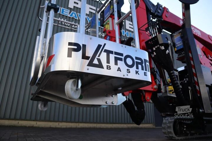 Plate-forme de travail télescopique articulée Platform Basket Spider 18.90 PRO CE Declaration, Valid inspection,