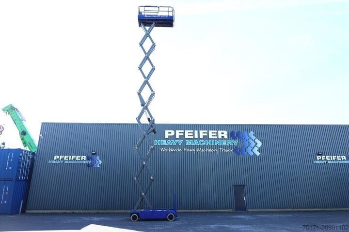 Scissor lift PB Lifttechnik S171-12E Electric, 17.3m Working Height, 400kg Cap