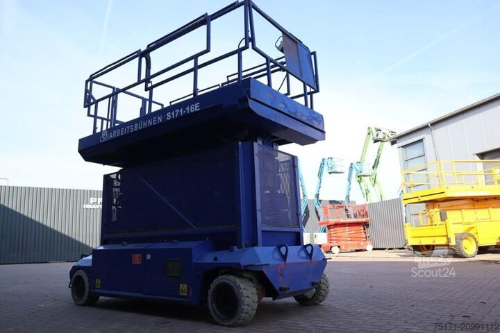 Scissor lift PB Lifttechnik S171-16E Electric, 17.3m Working Height, 400kg Cap