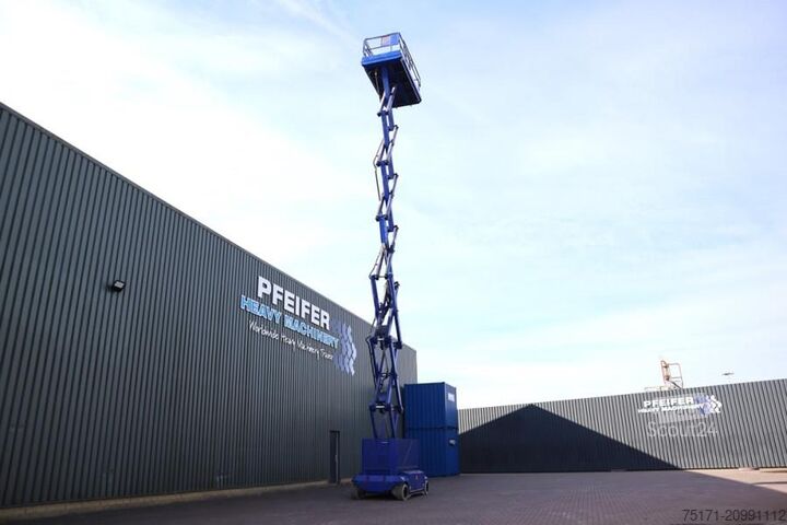 Scissor lift PB Lifttechnik S171-16E Electric, 17.3m Working Height, 400kg Cap