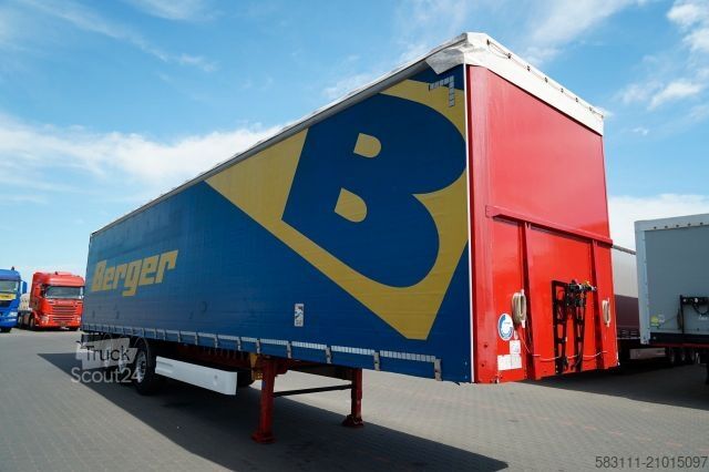 Brandalı açık römork  BERGER ECOTRAIL / FIRANKA / STANDARD / SUPER LEK