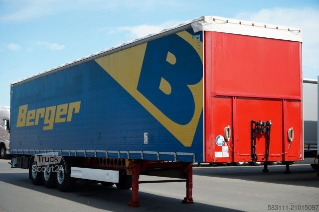 Brandalı açık römork  BERGER ECOTRAIL / FIRANKA / STANDARD / SUPER LEK
