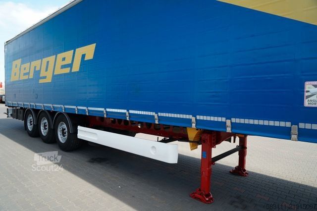 Brandalı açık römork  BERGER ECOTRAIL / FIRANKA / STANDARD / SUPER LEK