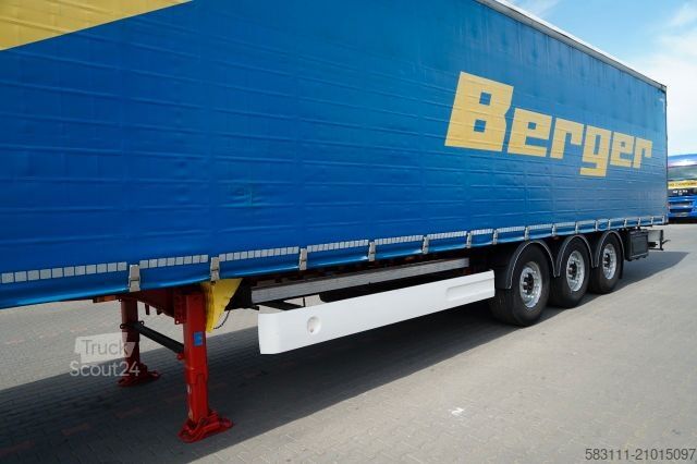 Brandalı açık römork  BERGER ECOTRAIL / FIRANKA / STANDARD / SUPER LEK