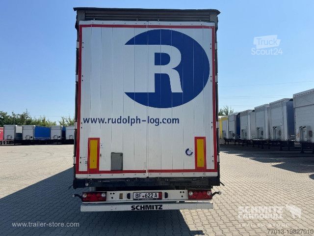 Nyitott ponyvás félpótkocsi Schmitz Cargobull Curtainsider Mega