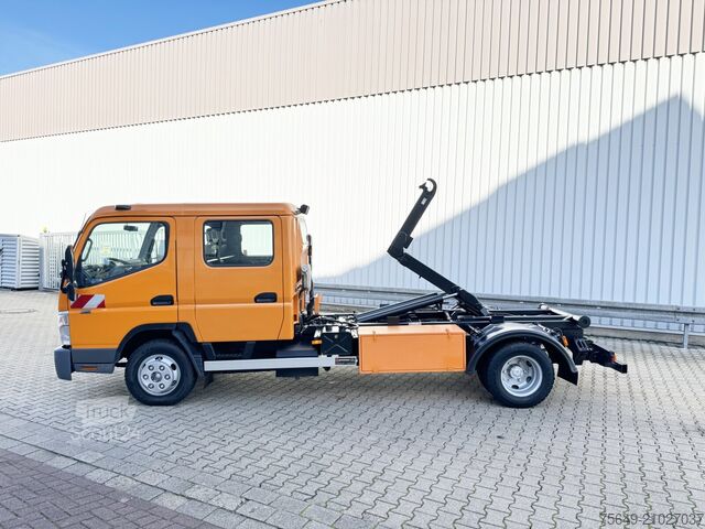 Telehoist load lugger van Mitsubishi Canter Fuso 6C15D 4x2 Doka Canter Fuso 6C15D 4x2 Doka, City-Abroller