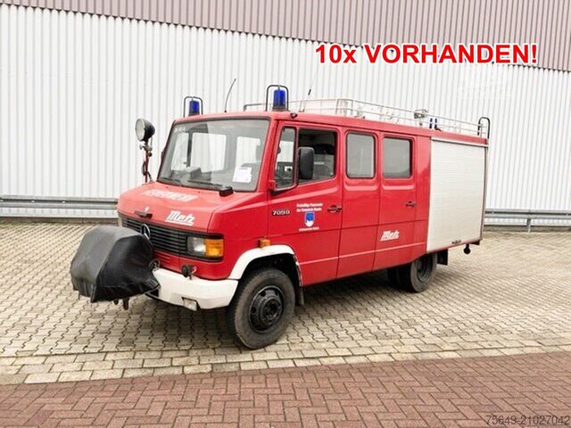 Camion de pompiers Mercedes-Benz 709 D 4x2 Doka 709 D 4x2 Doka, LF 8