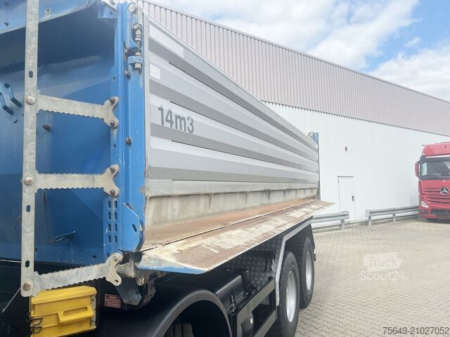 Camion-benne tricar Mercedes-Benz Actros MP 3, 3241/8x4, Actros MP 3, 3241/8x4, Alukipper Bordmatik,  Kli-Ret