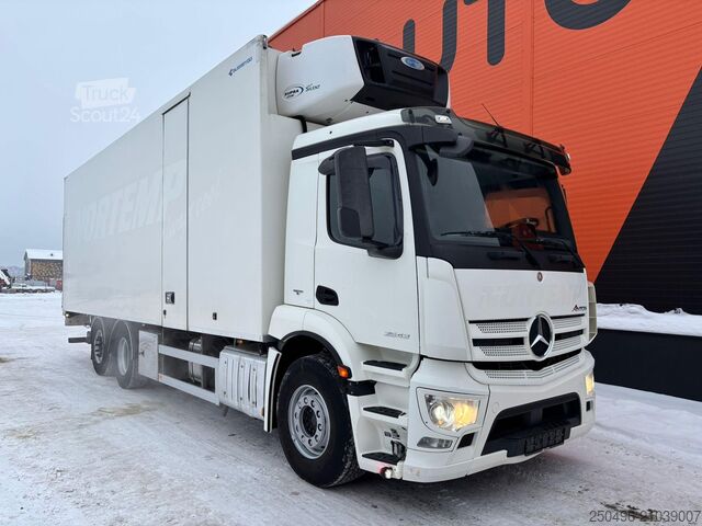 Перевозка рефрижераторов/холодильников Mercedes-Benz Antos 2543 6x2*4 SUPRA 1250 Mt / BOX L=8554 mm