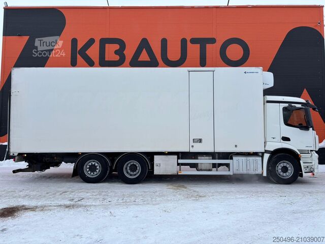 Перевозка рефрижераторов/холодильников Mercedes-Benz Antos 2543 6x2*4 SUPRA 1250 Mt / BOX L=8554 mm