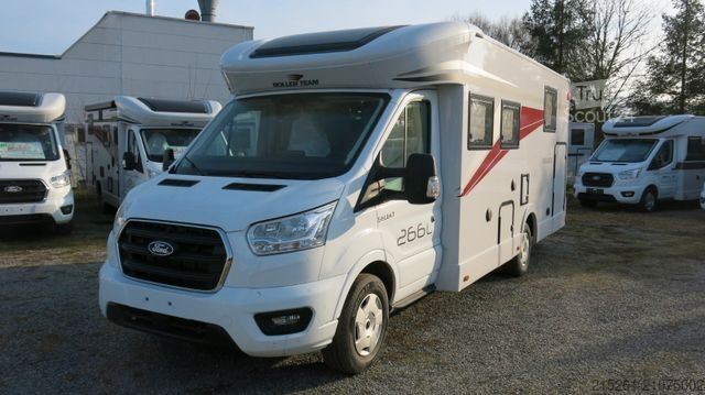 Semi-integrated camper ROLLER TEAM Kronos 266 TL, Queensbett, Hubbett, Raumbad, 5 P