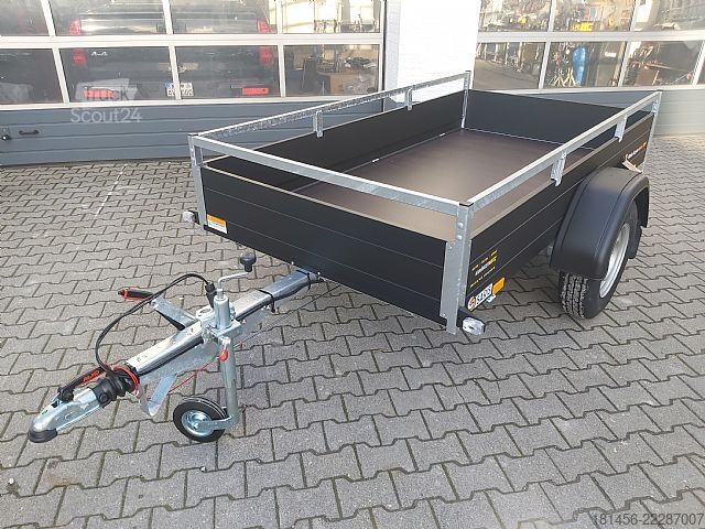 Przyczepa samochodowa Saris schwarzer Anhänger Aluminium 1300kg gebremst