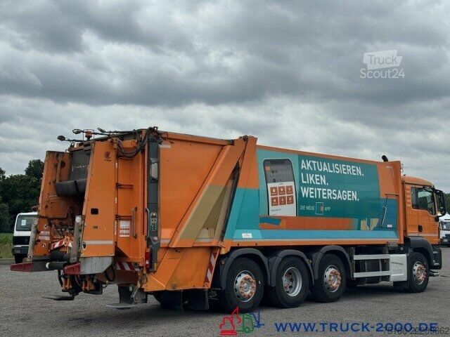 Szemetesautó MAN TGS 35.360 8x2 Zoeller +Schüttung 2x Lenkachse