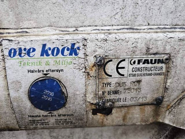 Sopbil MERCEDES-BENZ 2629, 2 Kammern, Faun aus 2013, 22 cbm