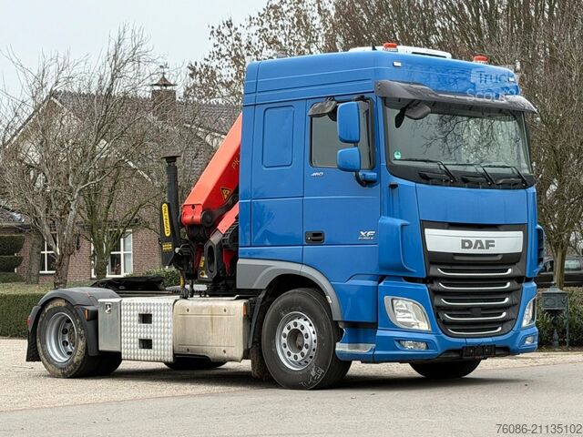 Standard tractor DAF XF 460 CRANE/KRAN/GRUE PALFINGER 30tm!! RADIO R...