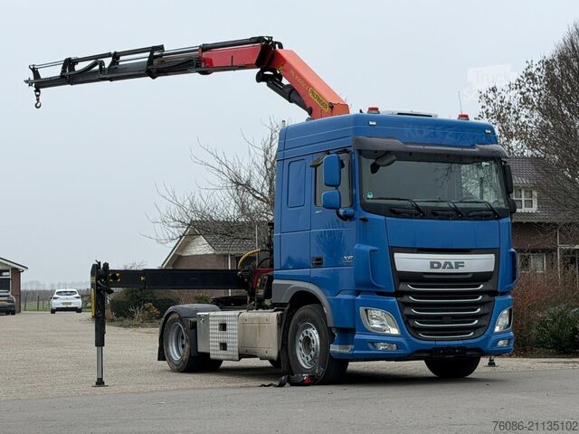 Standard tractor DAF XF 460 CRANE/KRAN/GRUE PALFINGER 30tm!! RADIO R...