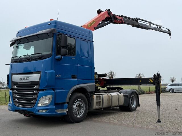 Standard tractor DAF XF 460 CRANE/KRAN/GRUE PALFINGER 30tm!! RADIO R...