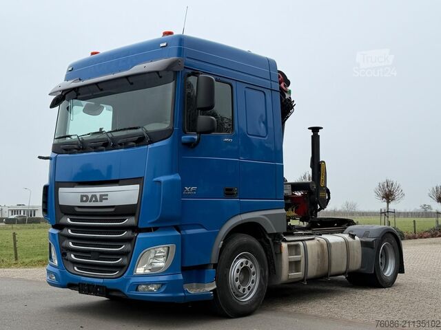 Standard tractor DAF XF 460 CRANE/KRAN/GRUE PALFINGER 30tm!! RADIO R...
