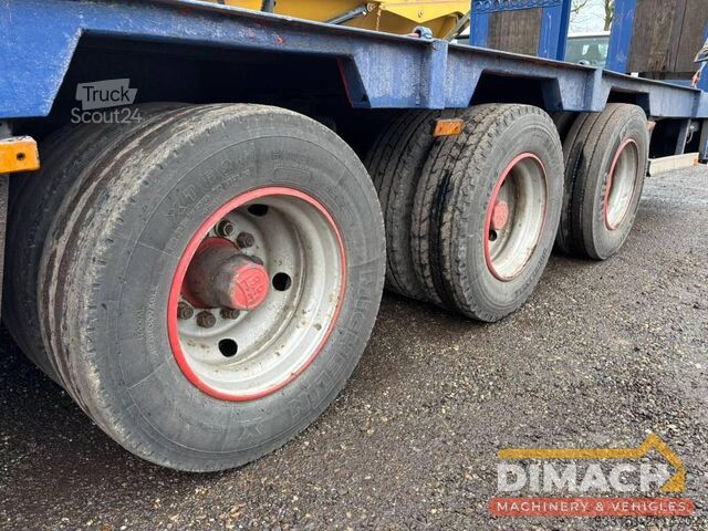 BE semi-trailer Bulthuis T 24 L Semi dieplader - bladvering - dubbele op...