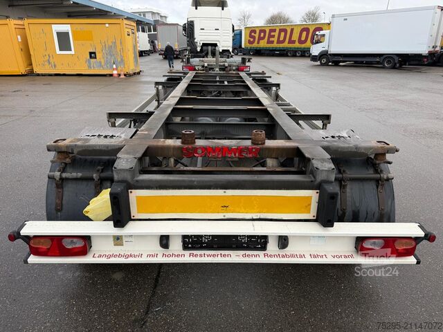 Bedrijfsvoertuig Sommer 2Achs BDF Lafette verzinkt 445 45 R19.5 niedrig