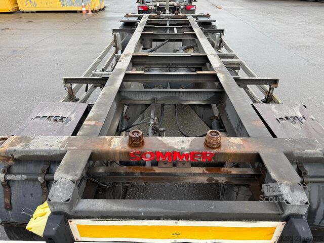 Bedrijfsvoertuig Sommer 2Achs BDF Lafette verzinkt 445 45 R19.5 niedrig