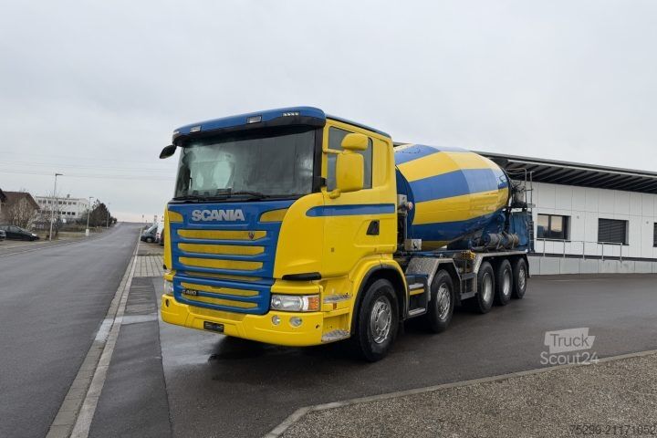 Camion malaxeur à béton Scania G490 LB10x4/6 HNA Liebherr 12m³ / Swiss-Vehicle