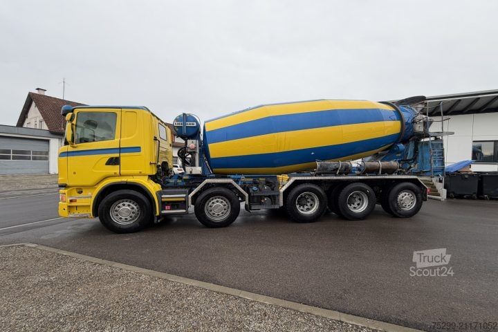 Camion malaxeur à béton Scania G490 LB10x4/6 HNA Liebherr 12m³ / Swiss-Vehicle