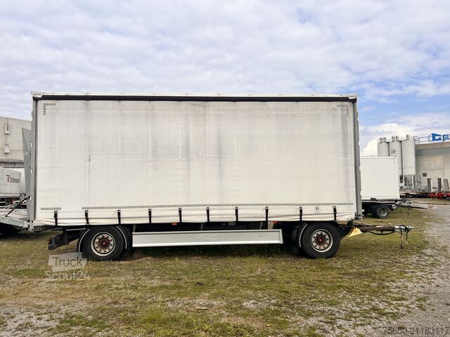 Rimorchio aperto con telone Fliegl ZPS180  2 Achs Jumbo- Planen, Mega, durchladbar