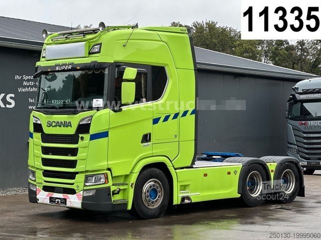 Camion poids lourd SCANIA S650 V8 6x4, Vollluft, Retarder