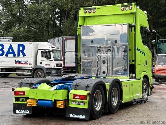 Camion poids lourd SCANIA S650 V8 6x4, Vollluft, Retarder