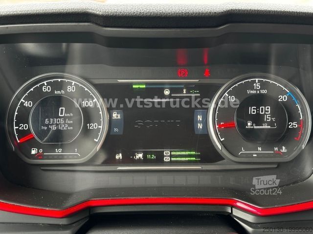 Camion poids lourd SCANIA S650 V8 6x4, Vollluft, Retarder