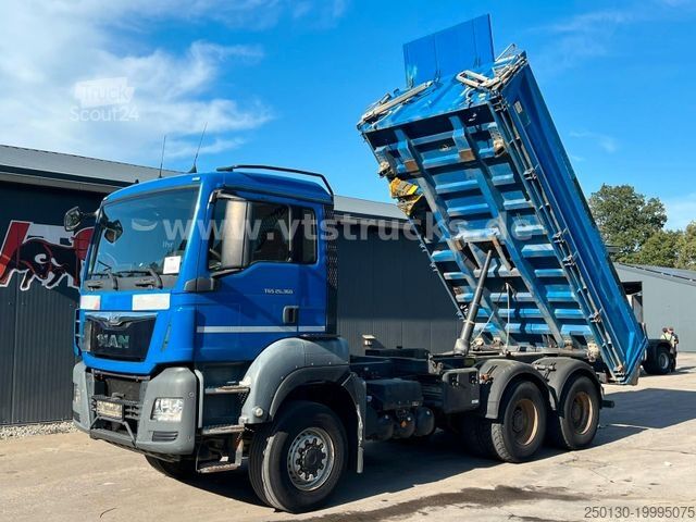 Driezijdige kipper MAN TGS 26.360 6x6 Meiller-DSK Euro6