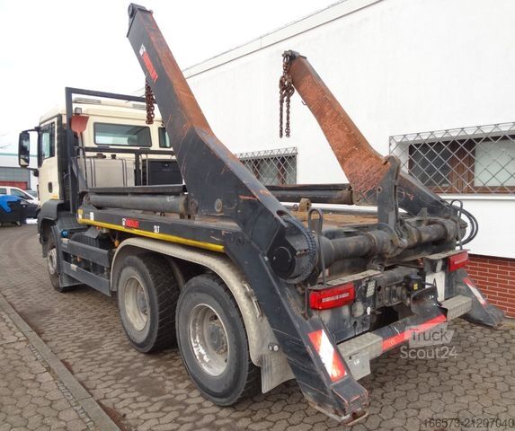 Skip truck MAN TGS 26.440 6x4 Blatt/Blatt Palfinger