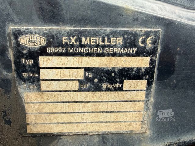 Kamion s kipom s pomičnim kontejnerom MAN TGS 26.480 BB Meiller, Automatik, Euro 6, 6x4