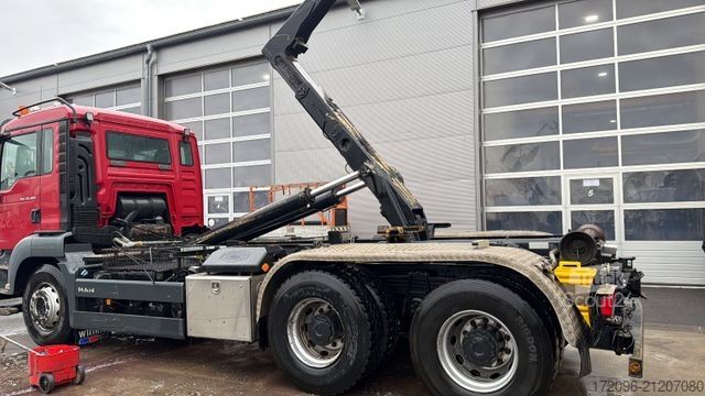 Kamion s kipom s pomičnim kontejnerom MAN TGS 26.480 BB Meiller, Automatik, Euro 6, 6x4