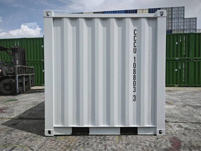 Sjöcontainer 8 Fuß Seecontainer / Lagercontainer /one Way / RAL 7035/7016 / Minicontainer