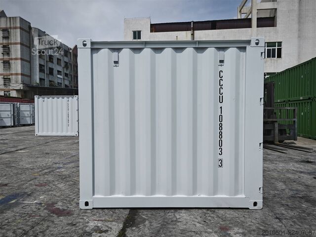 Sjöcontainer 8 Fuß Seecontainer / Lagercontainer /one Way / RAL 7035/7016 / Minicontainer