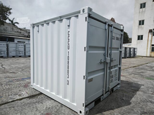 Sjöcontainer 8 Fuß Seecontainer / Lagercontainer /one Way / RAL 7035/7016 / Minicontainer