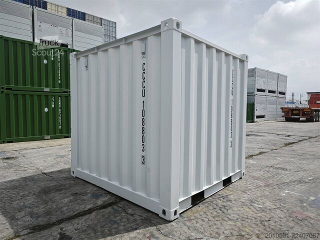 Sjöcontainer 8 Fuß Seecontainer / Lagercontainer /one Way / RAL 7035/7016 / Minicontainer