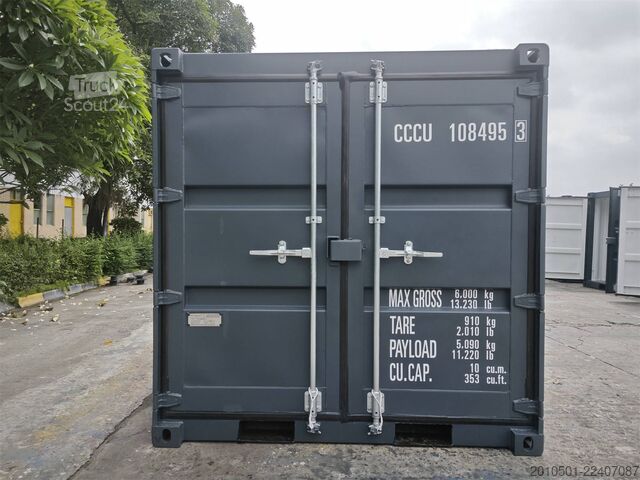 Sjöcontainer 8 Fuß Seecontainer / Lagercontainer /one Way / RAL 7035/7016 / Minicontainer