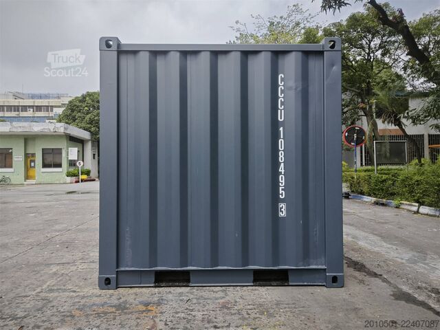 Sjöcontainer 8 Fuß Seecontainer / Lagercontainer /one Way / RAL 7035/7016 / Minicontainer
