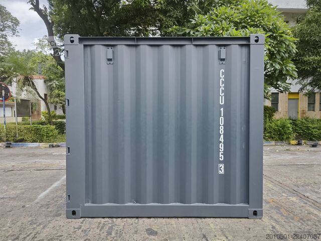 Sjöcontainer 8 Fuß Seecontainer / Lagercontainer /one Way / RAL 7035/7016 / Minicontainer