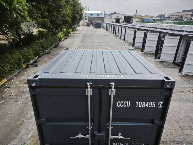 Sjöcontainer 8 Fuß Seecontainer / Lagercontainer /one Way / RAL 7035/7016 / Minicontainer
