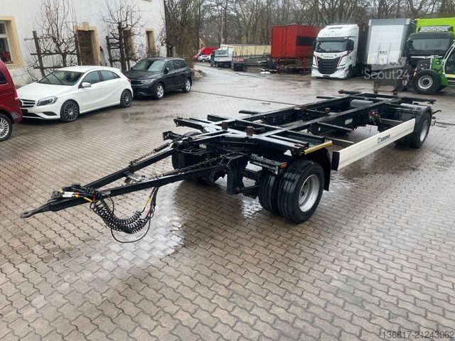 Swap chassis trailer KRONE AZW 18 BDF Carrier Maxi Jumbo Zwillingsbereift