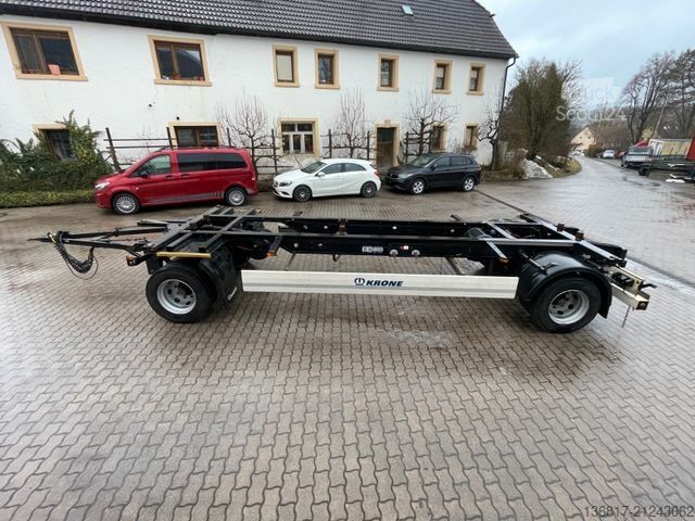 Swap chassis trailer KRONE AZW 18 BDF Carrier Maxi Jumbo Zwillingsbereift