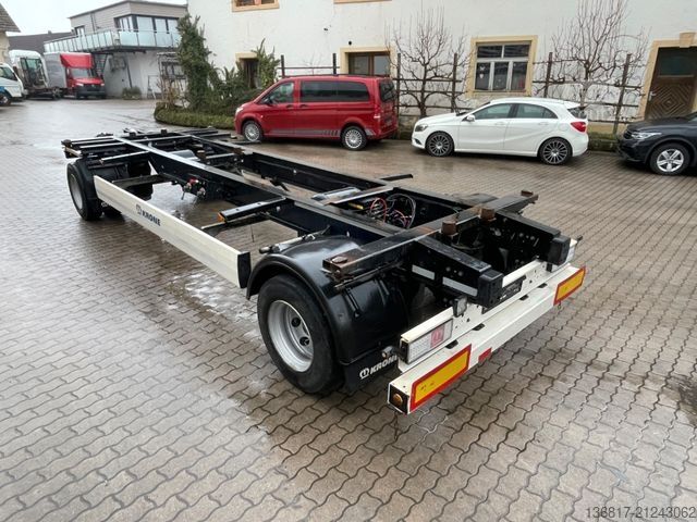 Swap chassis trailer KRONE AZW 18 BDF Carrier Maxi Jumbo Zwillingsbereift