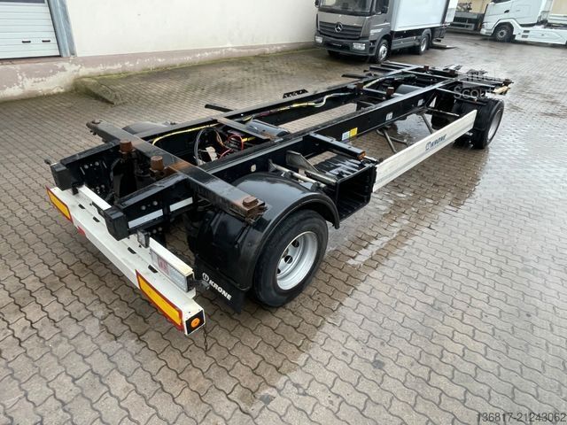 Swap chassis trailer KRONE AZW 18 BDF Carrier Maxi Jumbo Zwillingsbereift