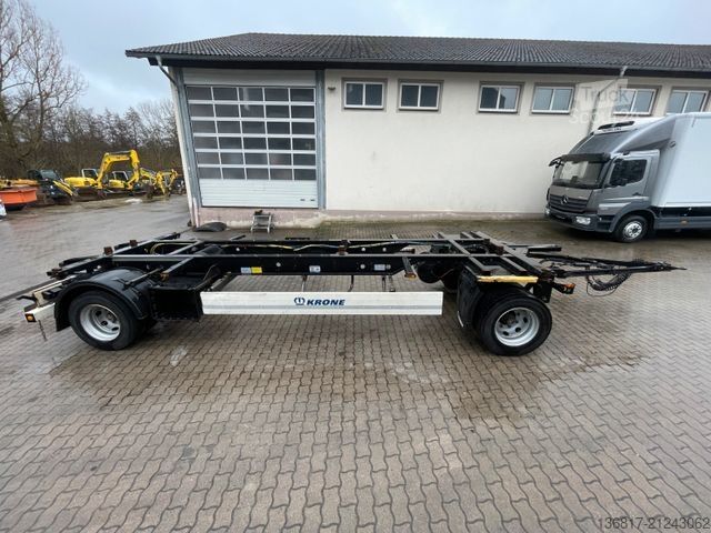 Swap chassis trailer KRONE AZW 18 BDF Carrier Maxi Jumbo Zwillingsbereift