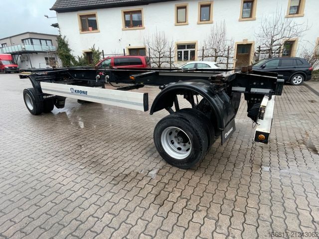 Swap chassis trailer KRONE AZW 18 BDF Carrier Maxi Jumbo Zwillingsbereift