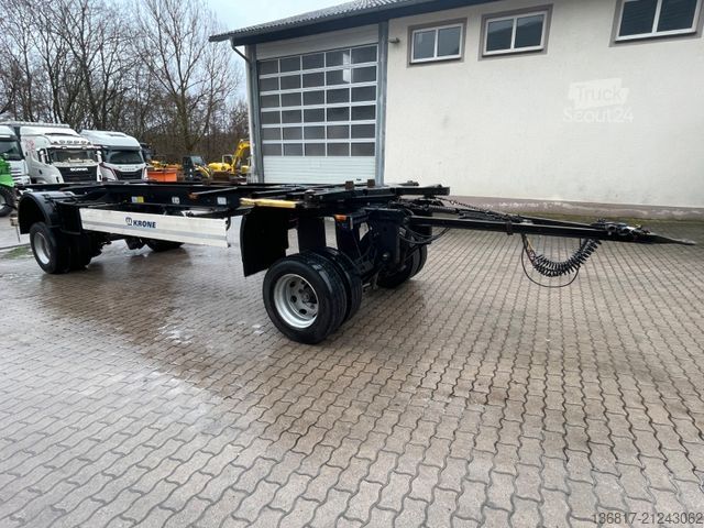 Swap chassis trailer KRONE AZW 18 BDF Carrier Maxi Jumbo Zwillingsbereift